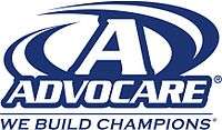 The phrase "ADVOCARE" in a white font with a large 'A', AdvoCare's current corporate logo.