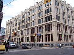 299 Queen Street West, as seen from the corner of Richmond and John Street.