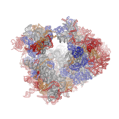 Rendering of a crystal structure.