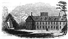 A sketch of a large 17th-century country house