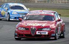 Alfa Romeo 156, driven by James Thompson, during the 2007 WTCC round at Curitiba.