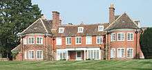 View of Ashurst Lodge from the lawn.