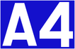 Autoroute 4 shield}}