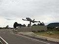 Avião. Pórtico da Base Aérea de Santa Maria. Camobi.JPG