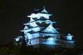 Blue Himeji Castle at night 09.jpg