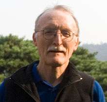 Translator Bruce Fulton Outside in Seoul.