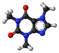 3D structure of caffeine