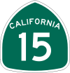 State Route 15 marker