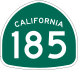 State Route 185 marker