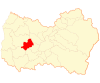 Map of Peralillo commune in O'Higgins Region