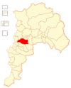 Location of the Quillota commune in the Valparaíso Region