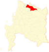 Location of San carlos commune in Biobío Region