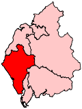 A medium-sized constituency found in the south west of the county.