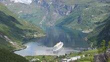 Costa Luminosa in Geirangerfjord