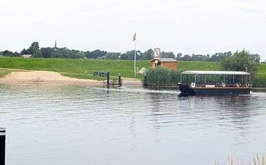 Delve harbour for the Eider ferry 