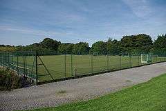 A picture of Durham School's all-weather sports pitch