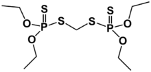 Skeletal formula of ethion