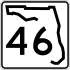 State Road 46 marker