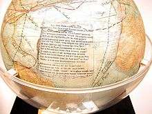 Fliers’ & Explorers’ Globe.