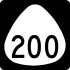 Route 200 marker