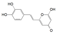 Chemical structure of hispidin