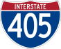 Interstate 405 marker