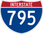 Interstate 795 marker