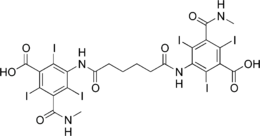 Skeletal formula of iocarmic acid