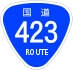 National Route 423 shield