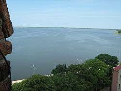 A view of Kamieński Lagoon.