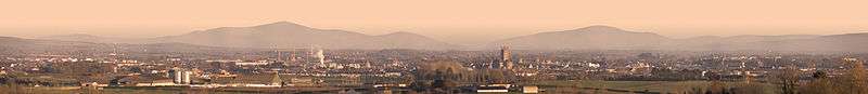 Kilkenny city panorama