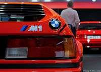 Pictured, from the BMW Museum's own model, is the M1's rear bonnet ornament, accompanied with the M1 label/etching.