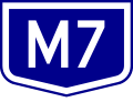 M7 motorway shield