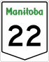 Manitoba Highway 22 shield