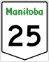 Manitoba Highway 25 shield