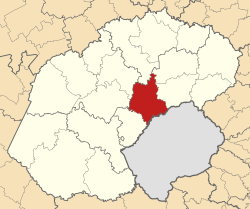 Location in the Free State