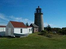 Monhegan Island Lighthouse and Quarters