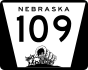 Nebraska Highway 109 marker