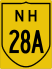 National Highway 28A marker