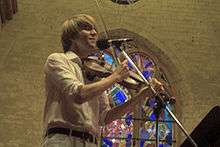 Owen Pallett, a.k.a. Final Fantasy, performing at The Music Gallery.