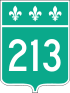 Route 213 shield