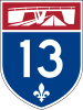 Autoroute 13 shield