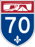 Autoroute 70 shield