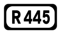 R445 road shield}}