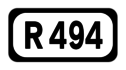 R494 road shield}}