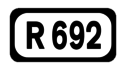 R692 road shield}}