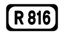 R816 road shield}}