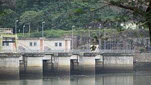 Upstream view of the Rantembe Dam