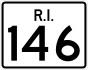 Route 146 marker