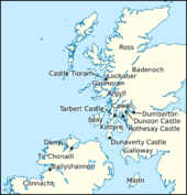 Map of Britain and Ireland